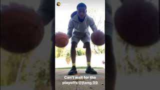 Japhet Tanganga shows his Basketball Skills 🏀  Eric Dier Instagram Storie  170521 HD [upl. by Nicolella]