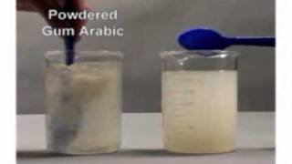 Powdered vs PreHydrated Gum Arabic [upl. by Dnalel35]