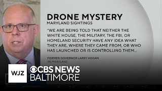 Maryland woman records quotbizarrequot large drones Hogan Harris frustrated with federal response to dro [upl. by Abrams201]