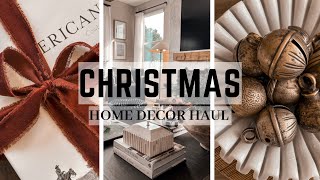 CHRISTMAS HOME DECOR HAUL  HOLIDAY  HOMEGOODS MCGEE amp CO KIRKLANDS  2024 [upl. by Hall]