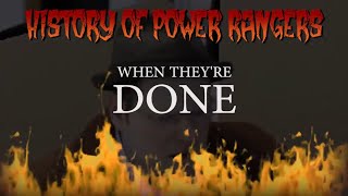 OneyPlays History of Power RangersWhen Theyre Done Linkara Metal [upl. by Thurston]