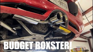 BUDGET PORSCHE BOXSTER BUILD EPISODE 2 EXHAUSTDYNO [upl. by Shepperd618]