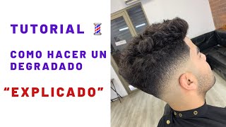 ✅COMO HACER UN DEGRADADO FÁCIL 🎥  CORTE DE PELO HOMBRE 2020💈 [upl. by Sigismondo]