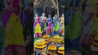 Batukamma at Amma home 2024share trending viralvideo [upl. by Phyllida]