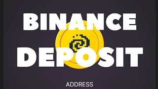 BINANCE DEPOSIT ADDRESS TUTORIAL MALAYALAM [upl. by Llennaj]