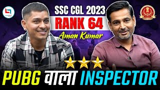 SSC CGL 2023 TOPPER AIR64 AMAN KUMAR  WITH RAKESH YADAV SIR [upl. by Atnohs12]