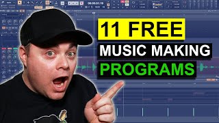 Best Free DAWs 2021 👉 Free Music Production Software For Windows 10 [upl. by Carlstrom]