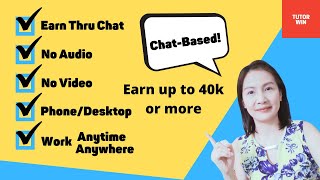 Earn up to 40k  Non Voice ChatBased  ESL Online  Tutoring Job For Filipino Tutors [upl. by Mohkos]