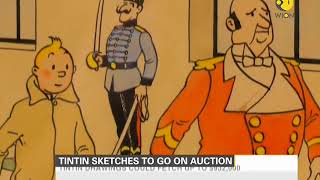 Tintin sketches to go on auction [upl. by Anora]