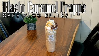 Cafe Vlog EP1351  Blasto Caramel Frappe  Coffee caramel drinks  Frappe Recipe [upl. by Lambard]