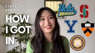 HOW I GOT INTO YALE STANFORD PRINCETON amp UCLABERKELEY  your onestop guide to everything college [upl. by Balough]