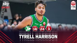 Tyrell Harrison 16 PTS 24 REB vs Airs [upl. by Olleina]