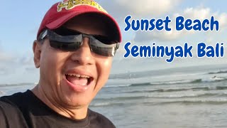 SUNSET BEACH SEMINYAK BALI  A PLACE YOU SHOULD VISIT [upl. by Hakym416]