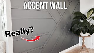 How to Make an Accent Wall in Rental Home [upl. by Cirda]