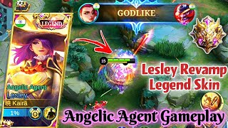 LESLEY REVAMP LEGEND SKIN GAMEPLAY🔥WHAT A COMEBACK MYTHIC RANK🤯Kaira Channel [upl. by Willms327]