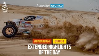 Extended highlights of Stage 8 presented by Aramco  Dakar2024 [upl. by Araminta128]