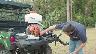 Paddock Machinery Backpack Mister Blower How To [upl. by Sakhuja966]