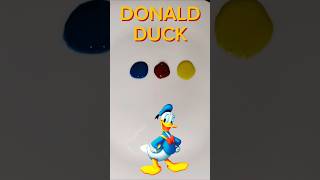 Donald Duck Colorscolormixing disney satisfyingpaintintart relaxing asmrartdonalduck [upl. by Laleb]