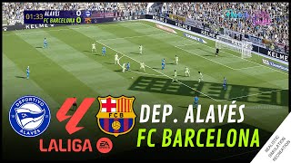 ALAVES vs BARCELONA LaLiga 2425 SimulationPrediction [upl. by Laverna329]