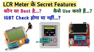 LCR ESR Meter How to Use  Multi Function Tester T4 TC1 amp GM328 [upl. by Rieth7]