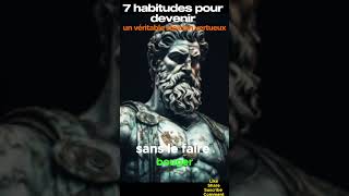 7 habitudes pour devenir profondement stoîc stoicism stoic developpementpersonnel relationship [upl. by Glaab121]