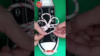 Butterfly Shoelace Tie Shoe Lacing Styles shoelace Shorts [upl. by Oicneconi173]