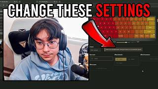 SEN TenZ SHOWS WOOTING KEYBORAD SETTINGS FOR VALORANT 2024 [upl. by Tierza658]