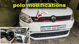 POLO MODIFICATIONS🤩 folding mirrors installing😎 [upl. by Gonnella]