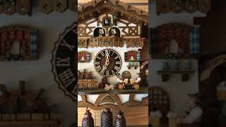 Hones beer drinker and beer lady cuckoo clockTheCuckooHaus Cuckoo Clock [upl. by Enimzzaj]