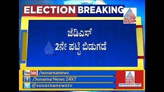 JDS Releases Second List Of Candidates For Karnataka Assembly Election [upl. by Giarla]