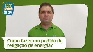 Papo Aberto  Religação de Energia [upl. by Sarkaria]