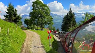 The Brienz Rothorn Railway is a historic steam cogwheel train in Switzerland [upl. by Yahsat]