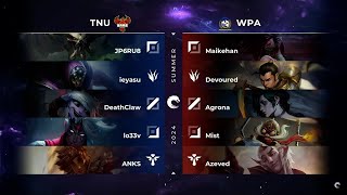 PCL 2024 Summer Week2 Day1 TNU vs WPA game2 [upl. by Wendel176]