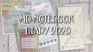 Midori MD B6 Slim Diary 2020  Review [upl. by Tergram]