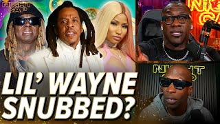 Nicki Minaj slams JayZ says Lil Wayne got snubbed for Super Bowl Halftime Show  Nightcap [upl. by Winifred]