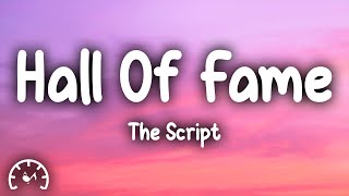 The Script  Hall Of Fame Lyrics [upl. by Ilrebmyk]