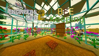 Engineers Life 2Making a bee houseMinecraft modded [upl. by Weinert]