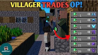 Minecraft but villager trade op item [upl. by Initsed]