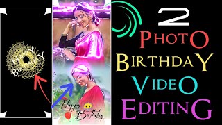 New style 2 liyer photo editing video 💥 edit in alight motion ✨ new video editing 🤩 happy birthday [upl. by Nyrb]