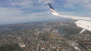 COMING INTO SYDNEY ON VIRGIN AIRLINES FLIGHT FROM BRISBANE 149 pm Sat March 23rd 2024 AEST [upl. by Sukram436]