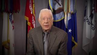 President Jimmy Carter Video at DNC 2016 [upl. by Lyrem825]