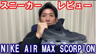 ナイキ エア マックス スコーピオン フライニットを購入！レビュー！ Nike Air Max Scorpion Flyknit BLACKANTHRACITE スニーカー とんぺてぃーず [upl. by Htnicayh]