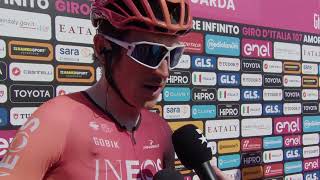 Geraint Thomas  Interview at the start  Stage 15  Giro dItalia 2024 [upl. by Mabelle95]