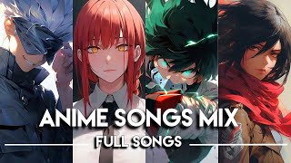 Best Anime Openings amp Endings Mix │Full Songs  Subscribers Version [upl. by Ytima]