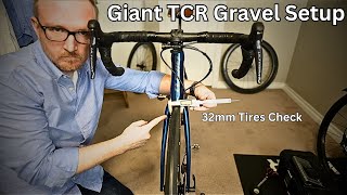 Switching To Gravel Tires On My Road Bike  Giant TCR [upl. by Tillinger]