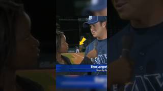 Evan Longorias Catch saves Reporters Life starman shorts [upl. by Betty]