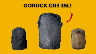 GORUCK GR3 35L Review  Epic Carry On Travel Backpack Contender  One Bag Travel [upl. by Hayyifas]