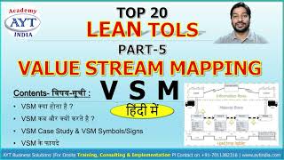 What is VSM  Value Stream Mapping  How to do VSM In Hindi  VSM Full Course aytindia [upl. by Schram28]