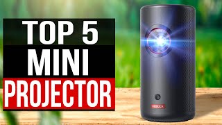 TOP 5 Best Mini Projectors 2022 [upl. by Idmann]