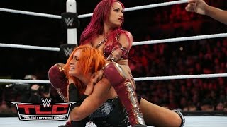 Becky Lynch vs Sasha Banks WWE TLC 2015 Kickoff [upl. by Dario]